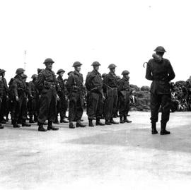 Home Guard North Berwick lining up.jpg